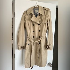 Banana republic 100% cotton trench coat